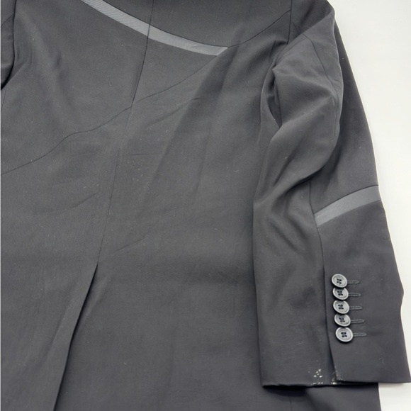 Versace Suit Jacket Size 50R IT 40 US Mens BLK Classic Dress Blazer 2 Button - Picture 12 of 16